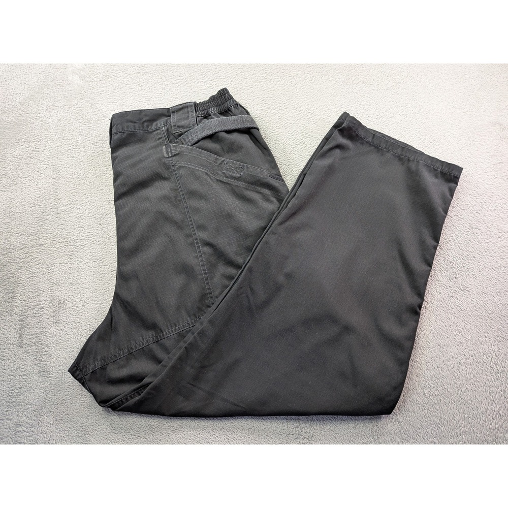 5.11 Tactical Series Mens Black Ripstop Cargo Pants 42x30 Utility Trousers 74251